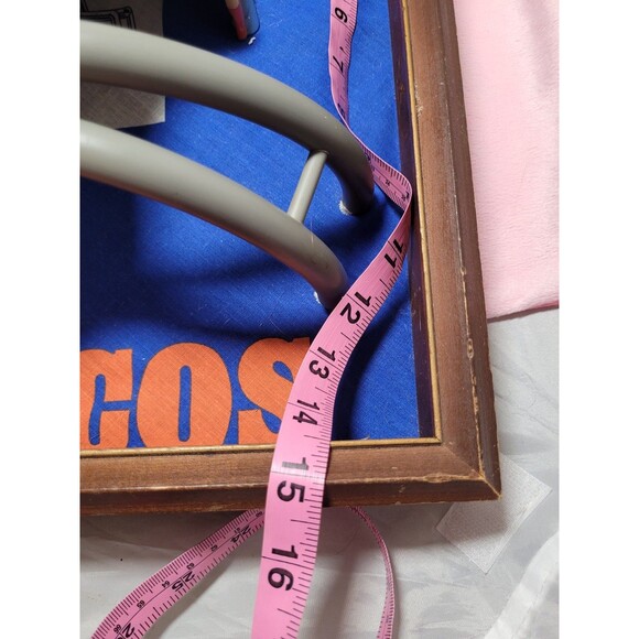 1968 Embosograph Riddell Half Helmet Plaque NFL Denver Broncos Vintage Football - Picture 7 of 10